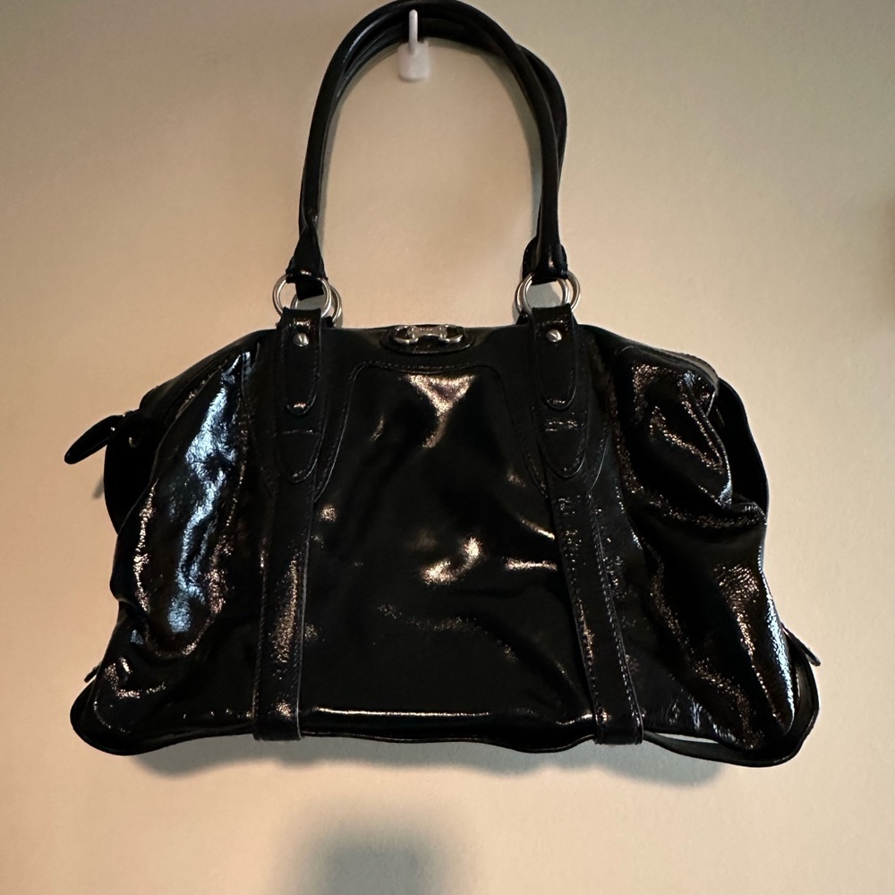 Michael Kors Black Patent Leather Bag